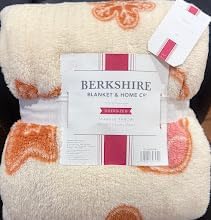 Berkshire Blanket & Home VelvetLoft Throw, 60 x 80 Inches,Gingerbread